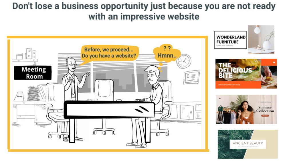 Business website design with web hosting